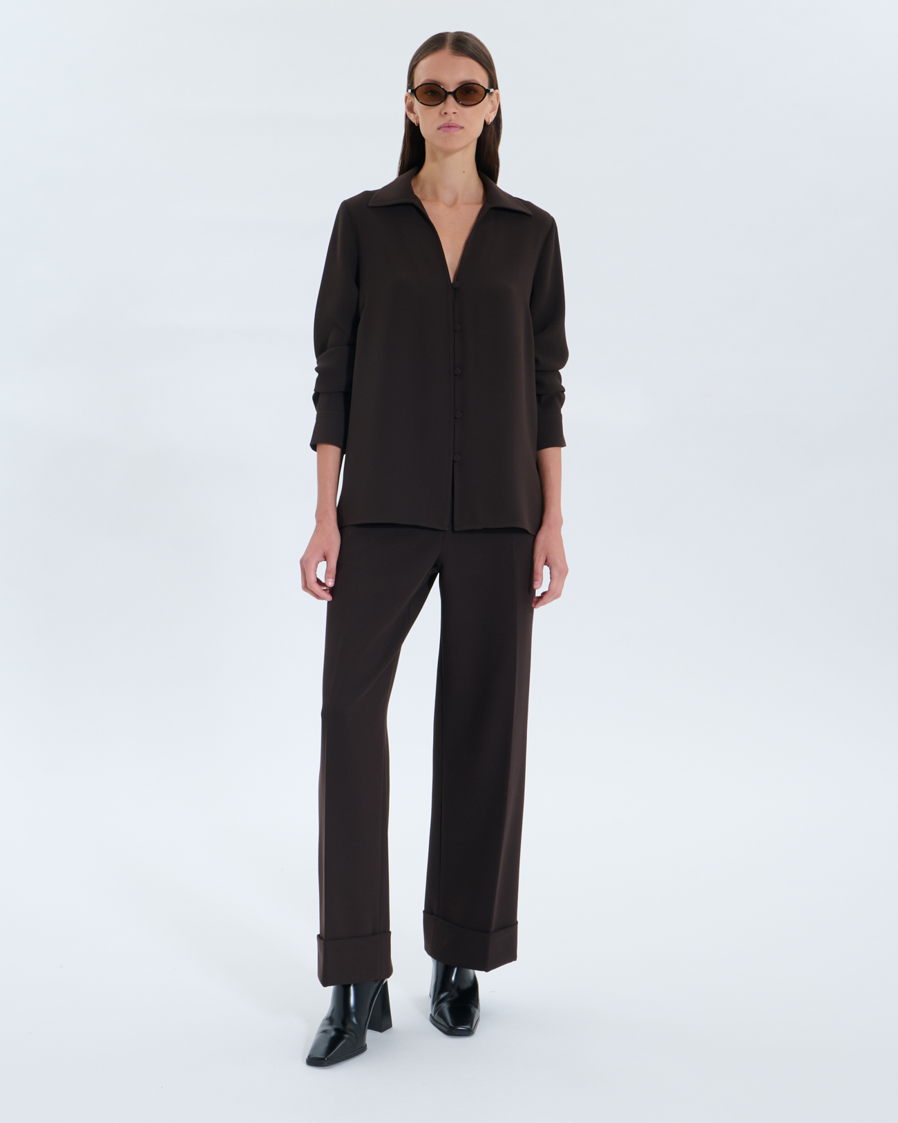 Carma Shirt Carma Shirt Chocolate ZAPA