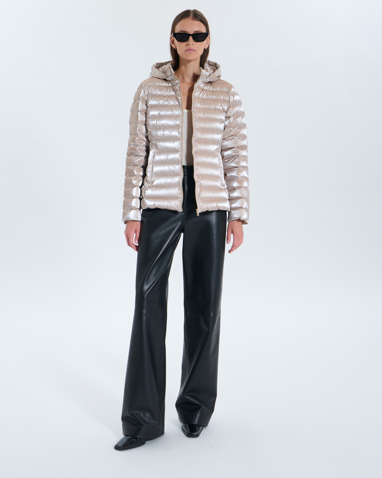 Dinaro Puffy jacket Dinaro Puffy jacket Iced Chestnut ZAPA