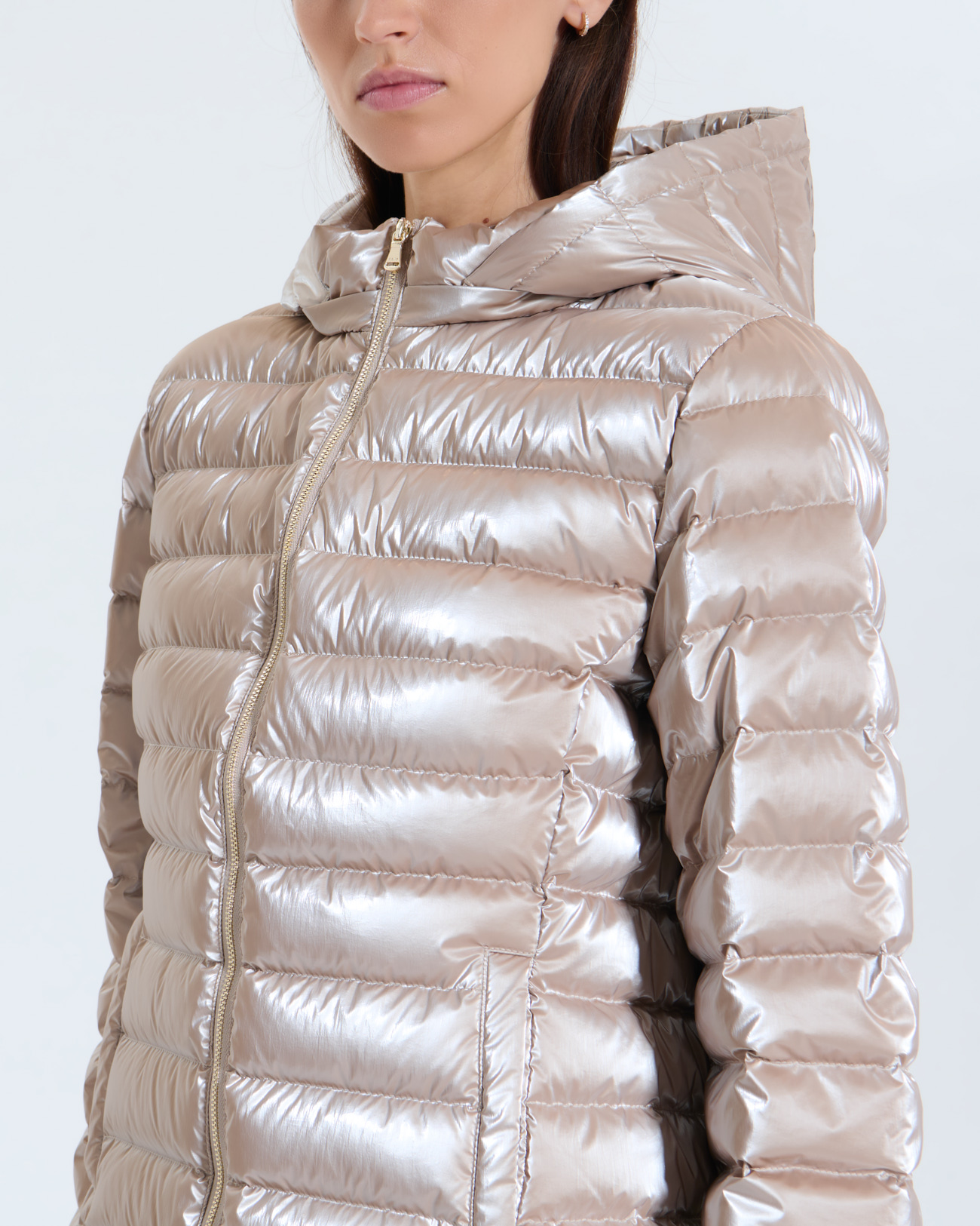 Dinaro Puffy jacket Dinaro Puffy jacket Iced Chestnut ZAPA