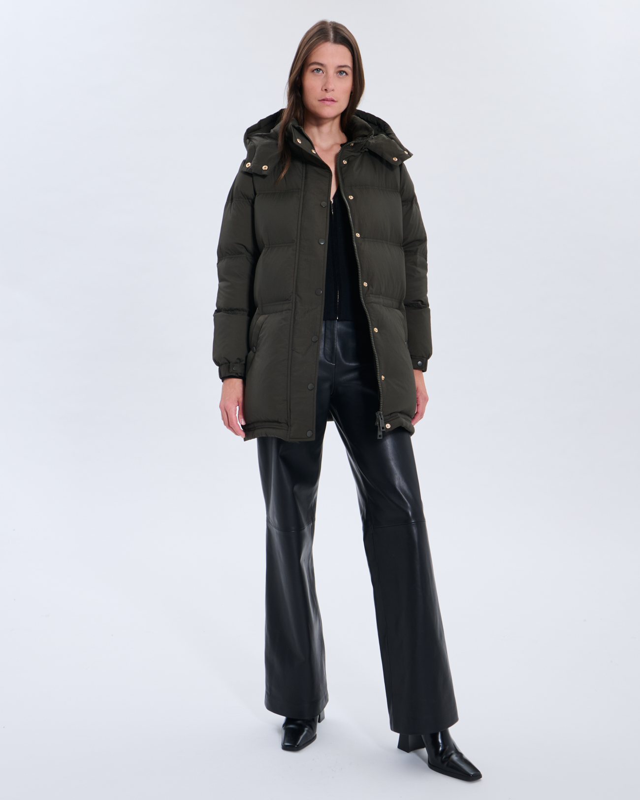 Damien Puffy jacket Damien Puffy jacket Khaki ZAPA
