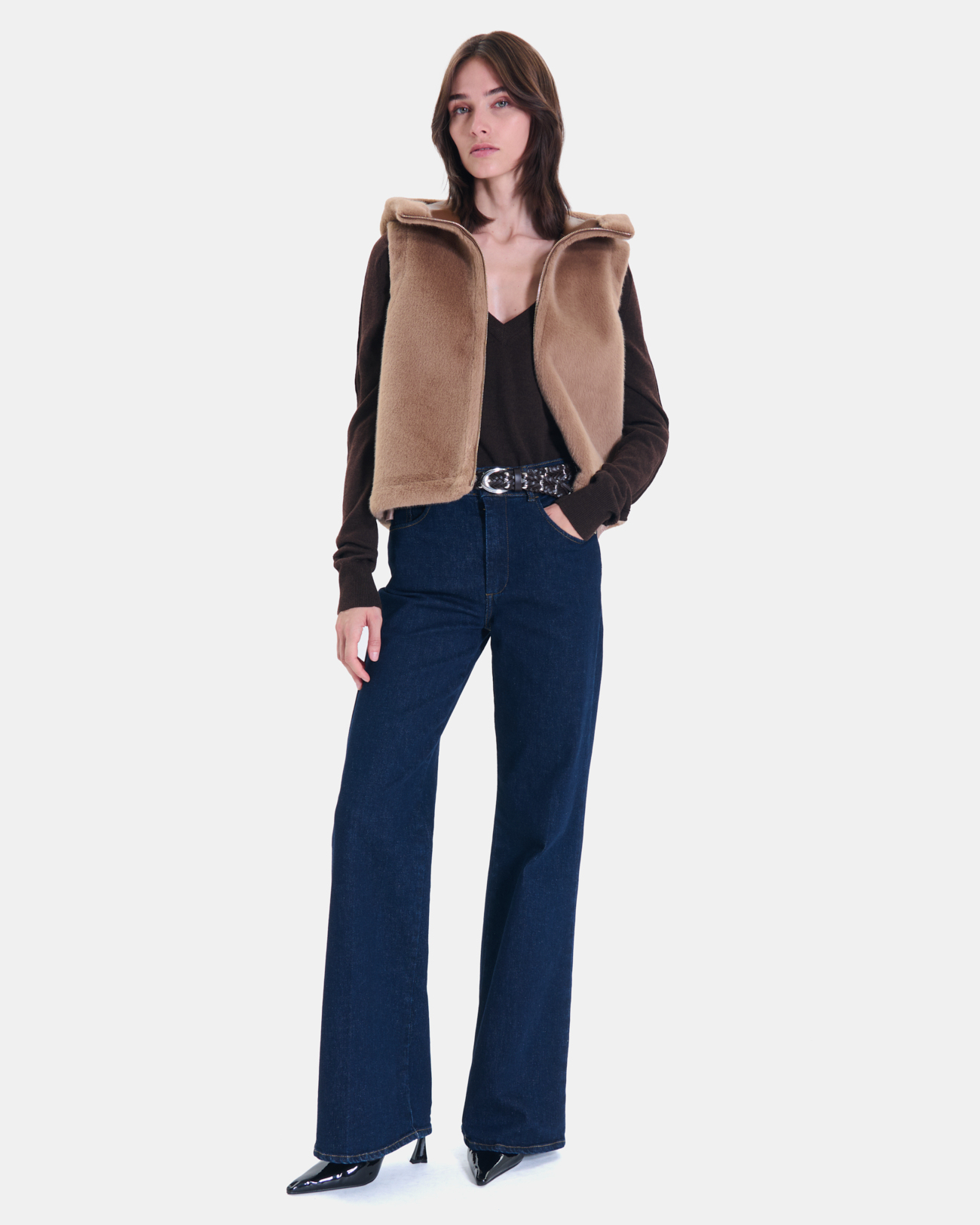 Gentab vest Camel reversible vest ZAPA