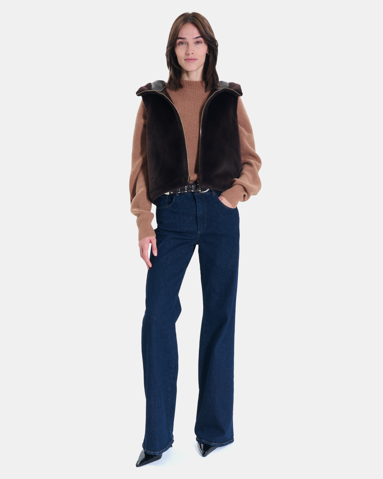 Gentab vest Reversible chocolate vest ZAPA