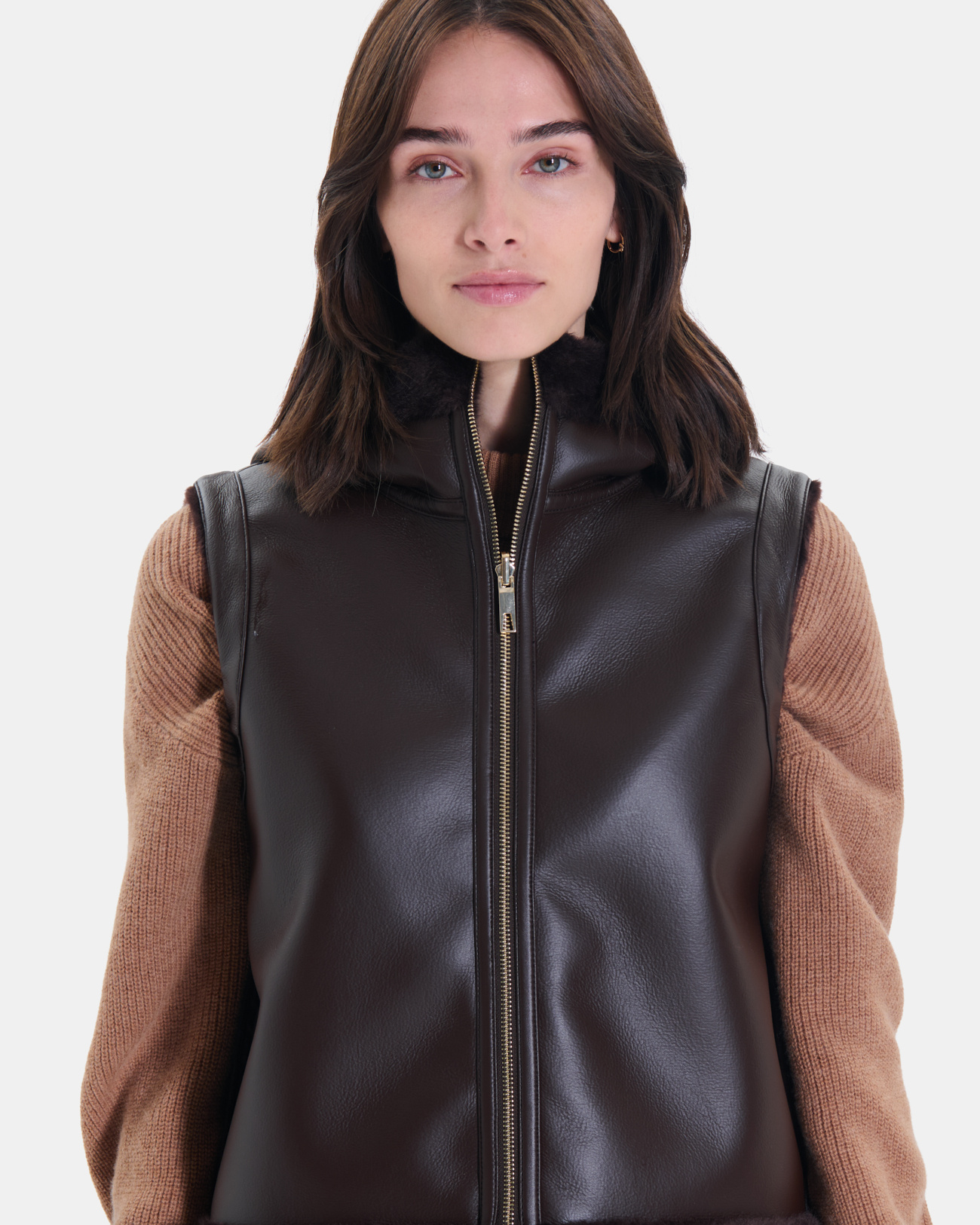 Gentab vest Reversible chocolate vest ZAPA