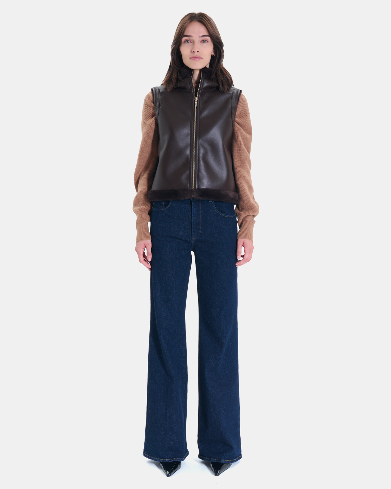 Gentab vest Reversible chocolate vest ZAPA