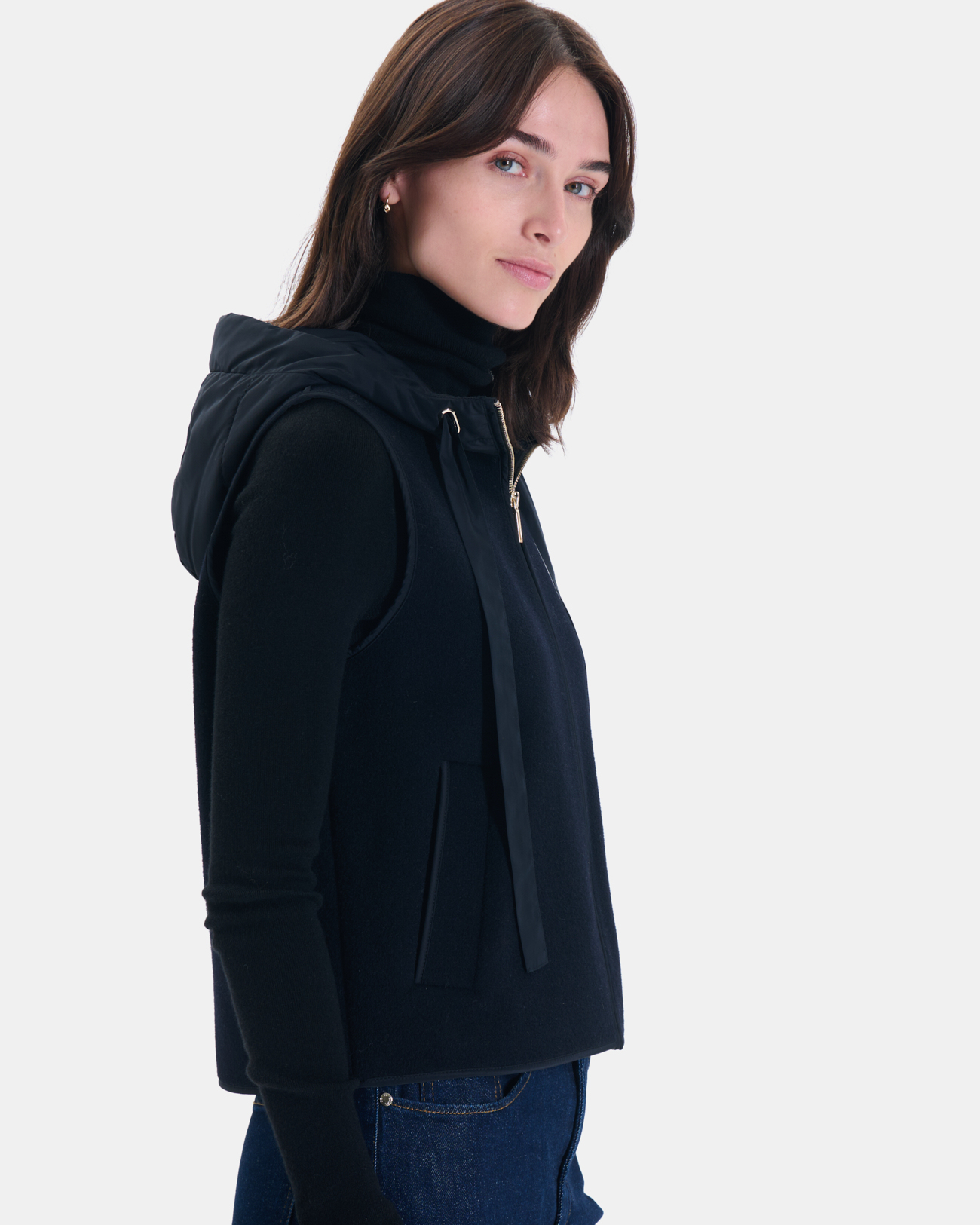 Grinny Vest Nighttime wool vest ZAPA