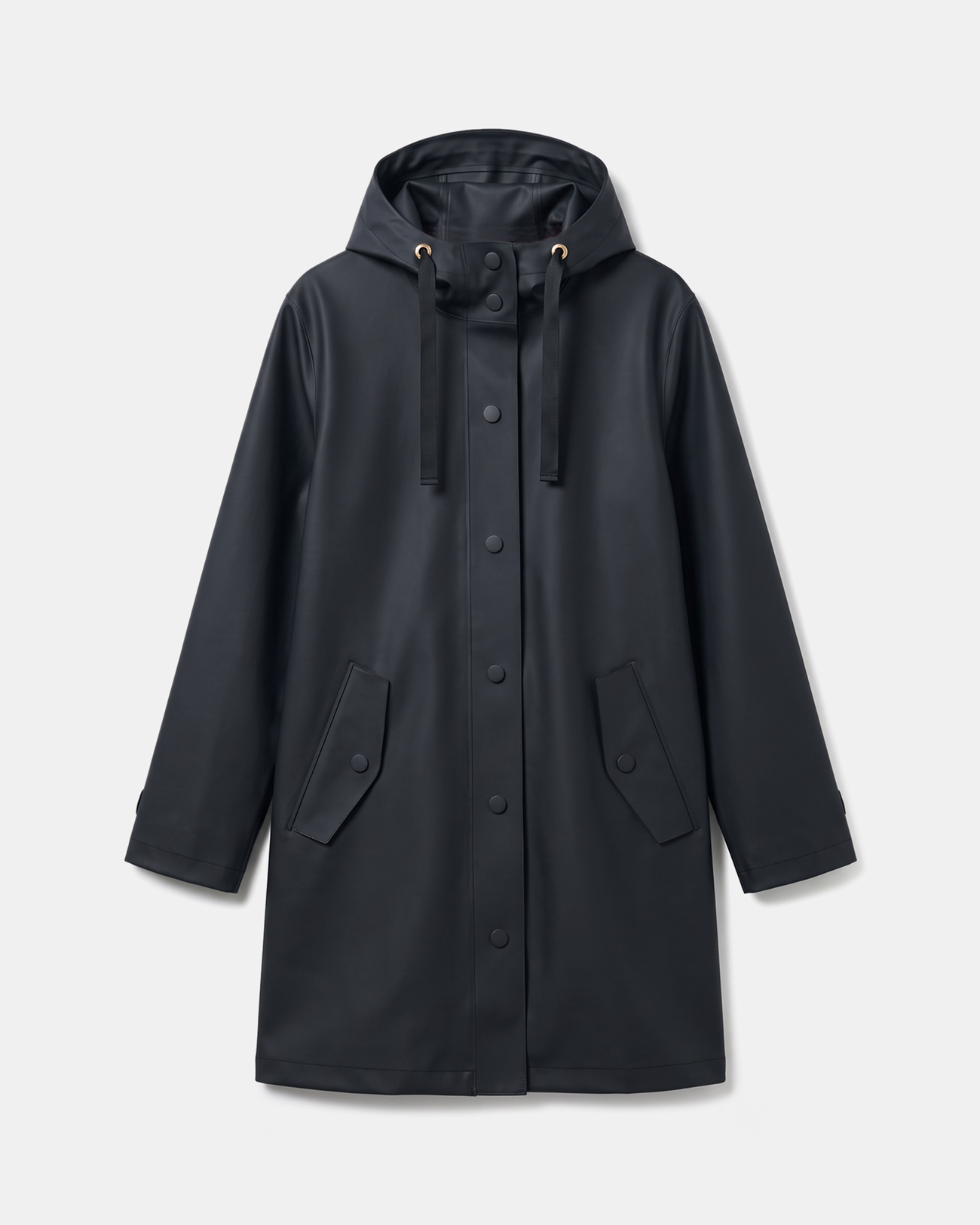 Travia Trench black waterproof trench coat ZAPA