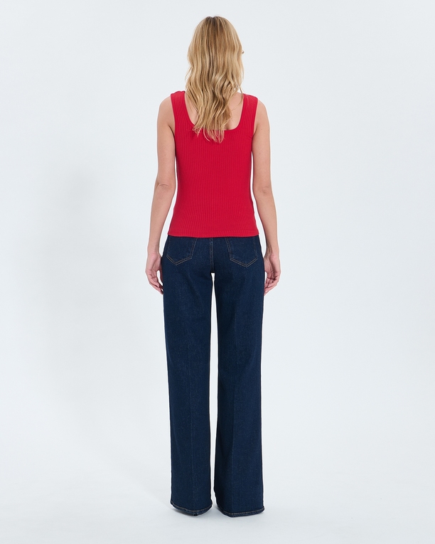 Top Torride Red knit tank top ZAPA