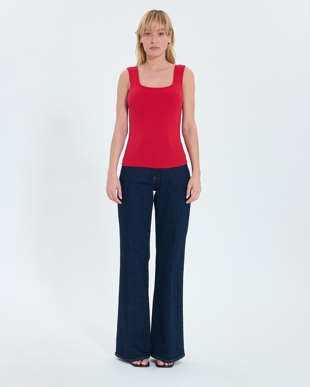 Top Torride Red knit tank top ZAPA