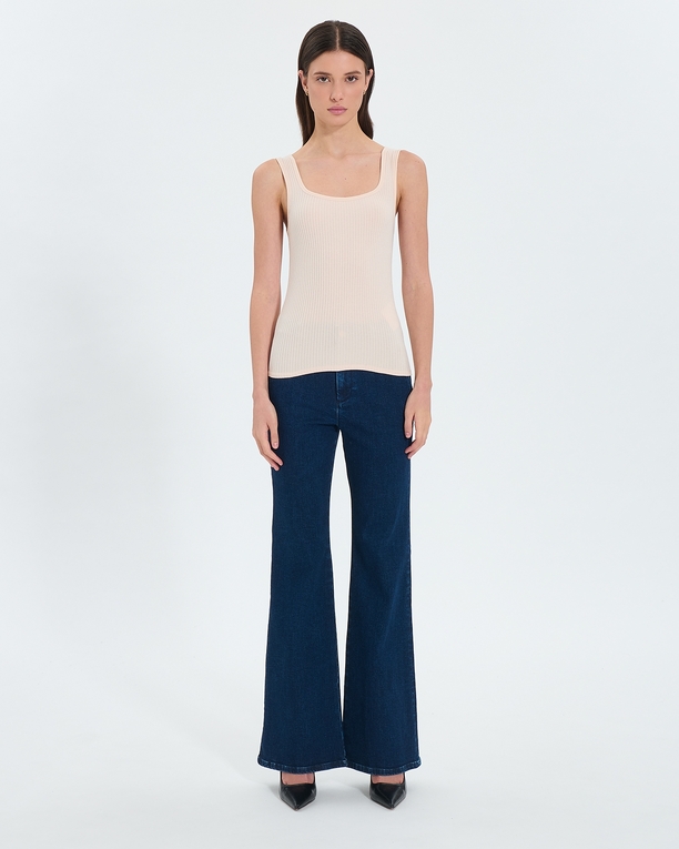 Top Torride Khaki knitted tank top ZAPA