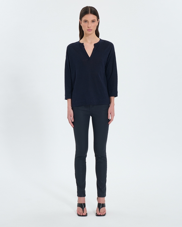 Top Jersey Tilleul Nighttime 3/4 sleeve top ZAPA