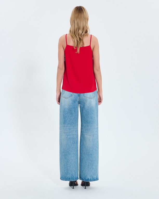 Top Tobera Red tank top ZAPA