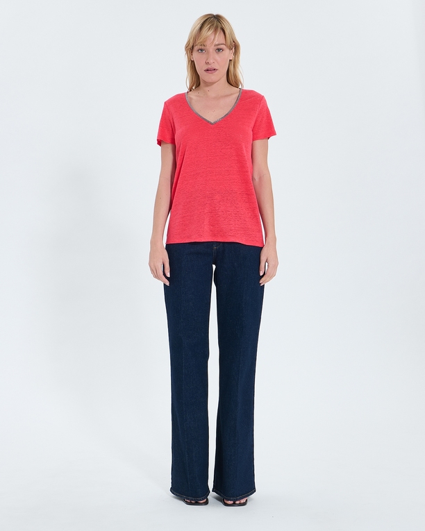 Top Tasmanie Coral jersey top ZAPA