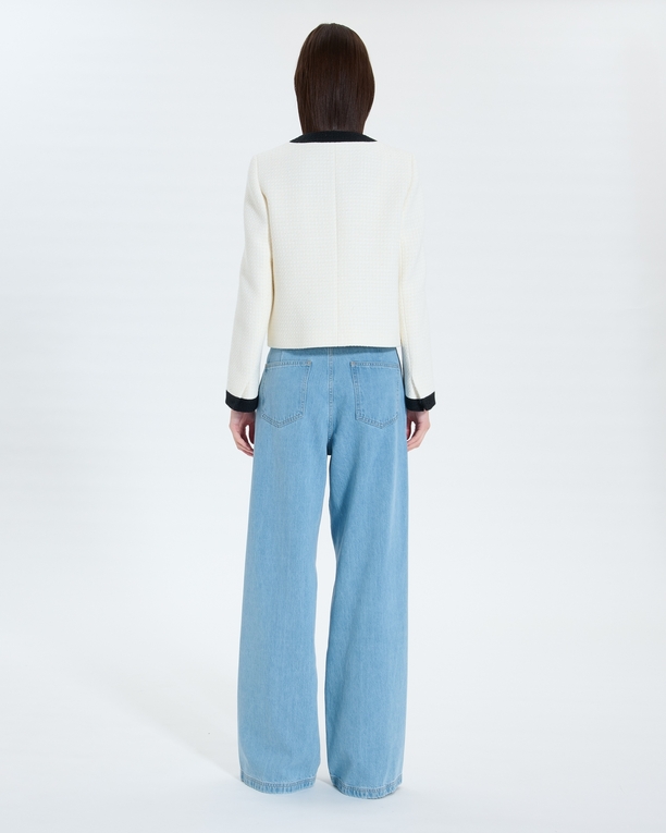 Waltz Jacket Ecru tweed jacket ZAPA