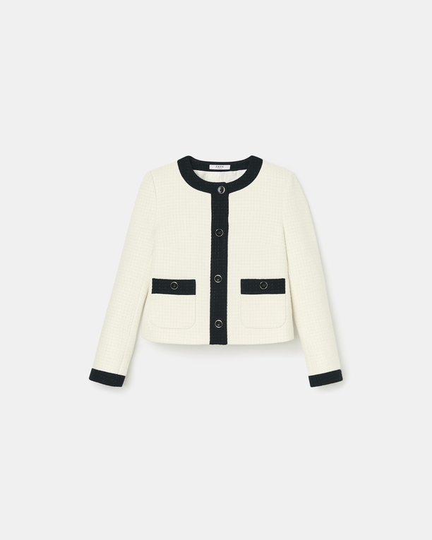 Waltz Jacket Ecru tweed jacket ZAPA