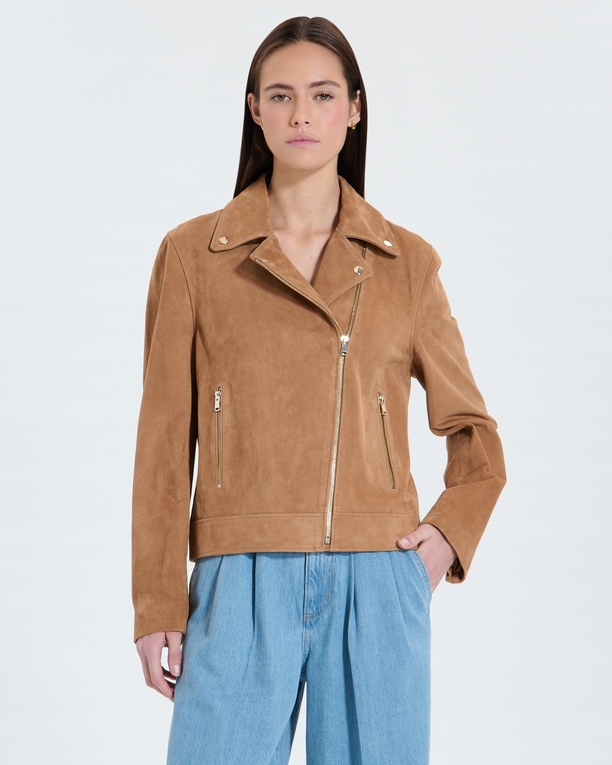 C Hancore Jacket Beige suede perfecto ZAPA