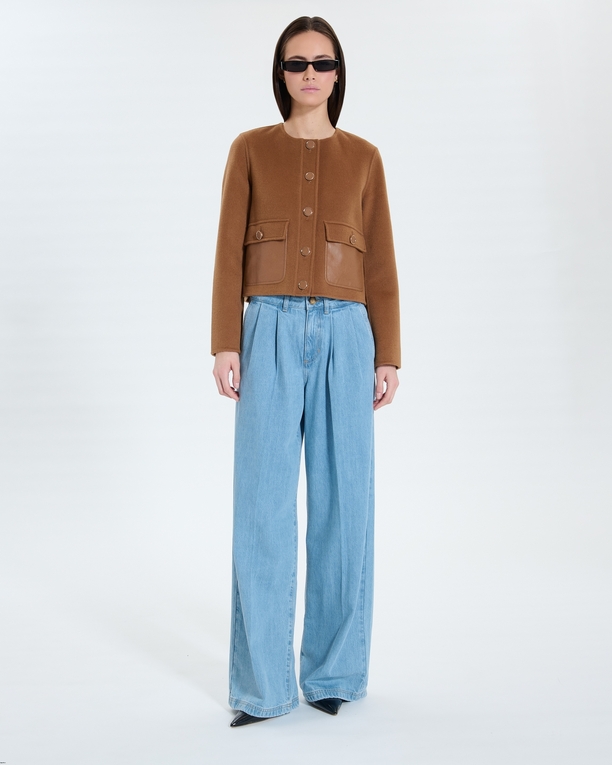 Valine Jacket Short camel jacket ZAPA