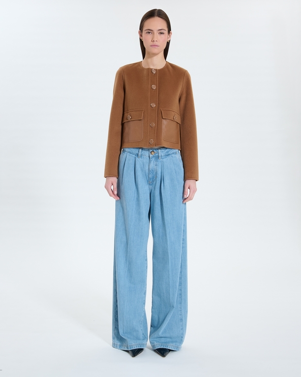 Valine Jacket Short camel jacket ZAPA