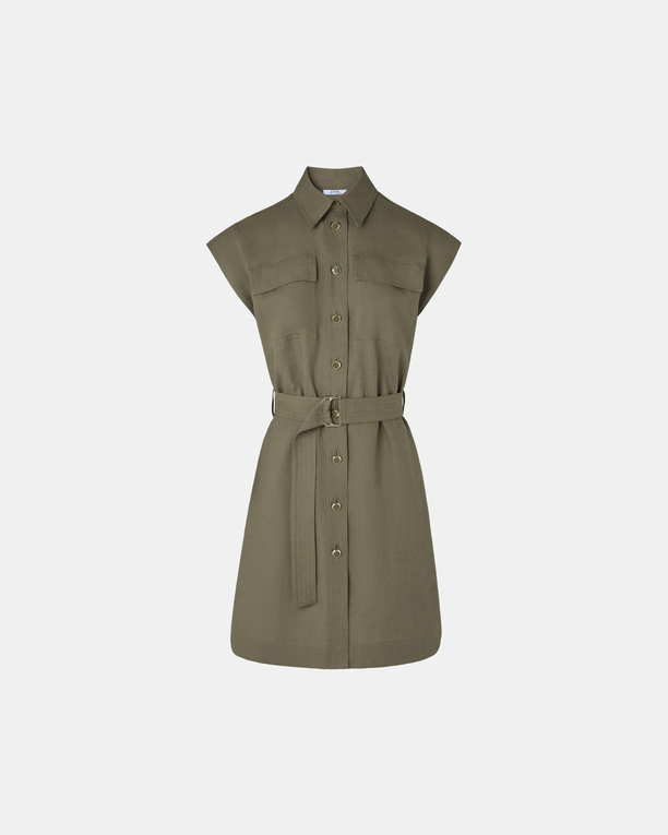 Rosen dress Khaki shirt dress ZAPA