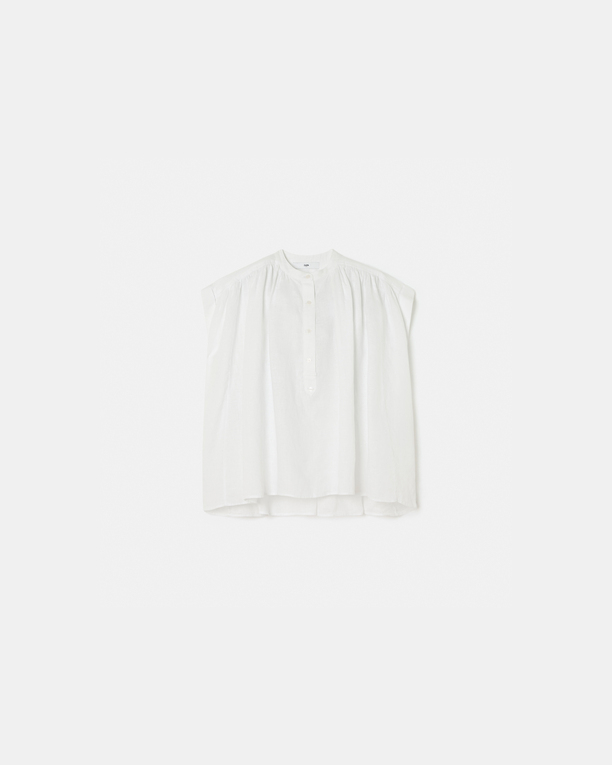 Caty Shirt White flowy cotton shirt ZAPA