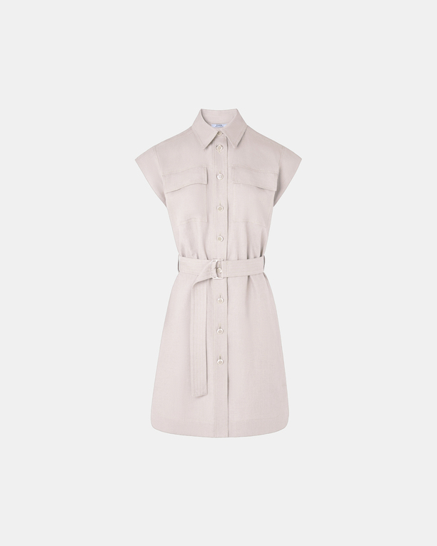 Rosen dress Ecru shirt dress ZAPA