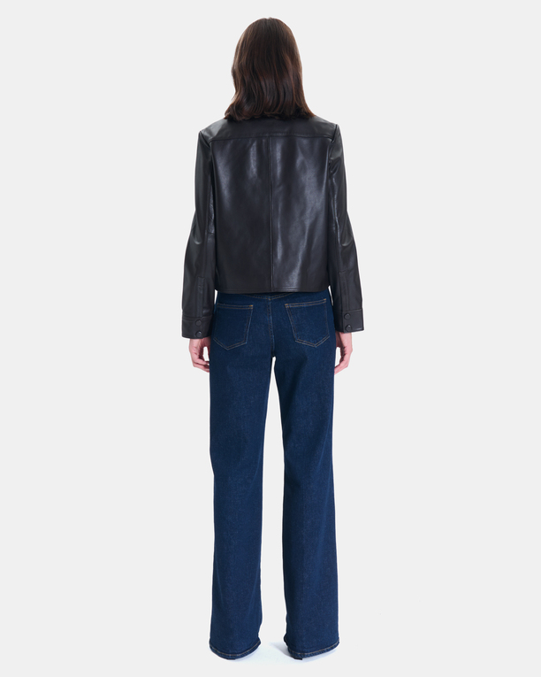 Conie Shirt Chocolate leather shirt ZAPA