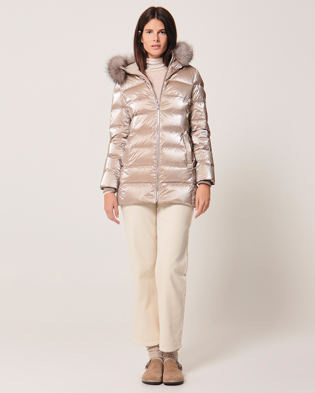 Dalya Puffy jacket Dalya Puffy jacket Iced Chestnut ZAPA