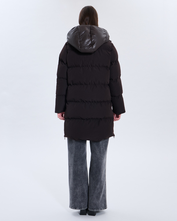 Ditsa Puffy jacket Ditsa Puffy jacket Chocolate ZAPA