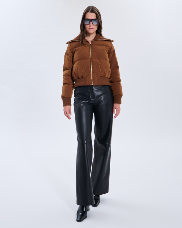 Dimitri Puffy jacket Dimitri Puffy jacket Tobacco ZAPA