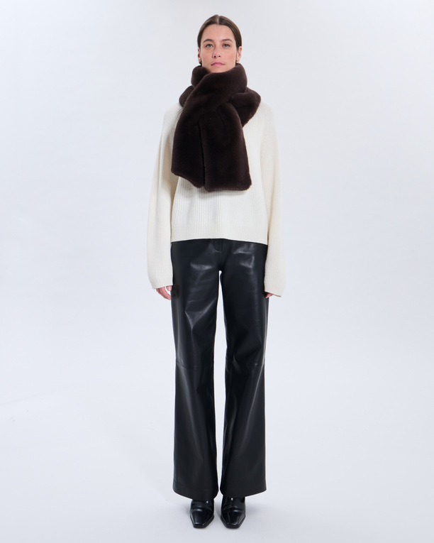 Eliane Scarf Eliane Scarf Chocolate ZAPA