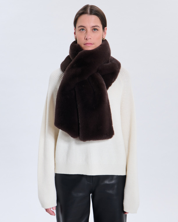 Eliane Scarf Eliane Scarf Chocolate ZAPA