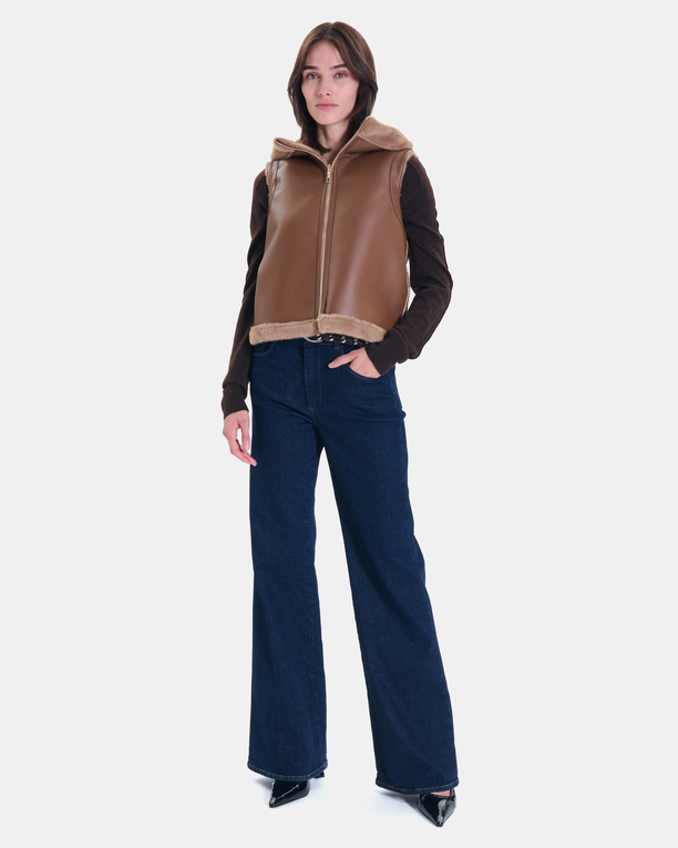 Gentab vest Camel reversible vest ZAPA