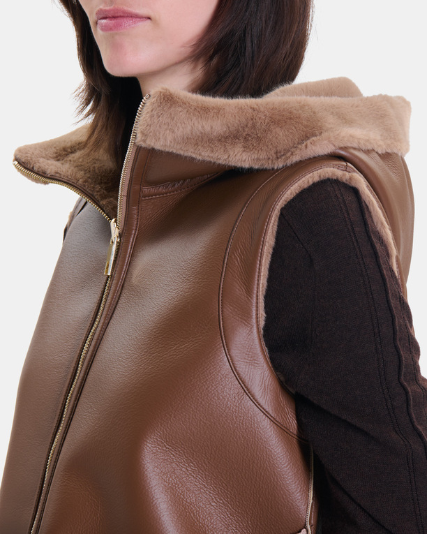 Gentab vest Camel reversible vest ZAPA