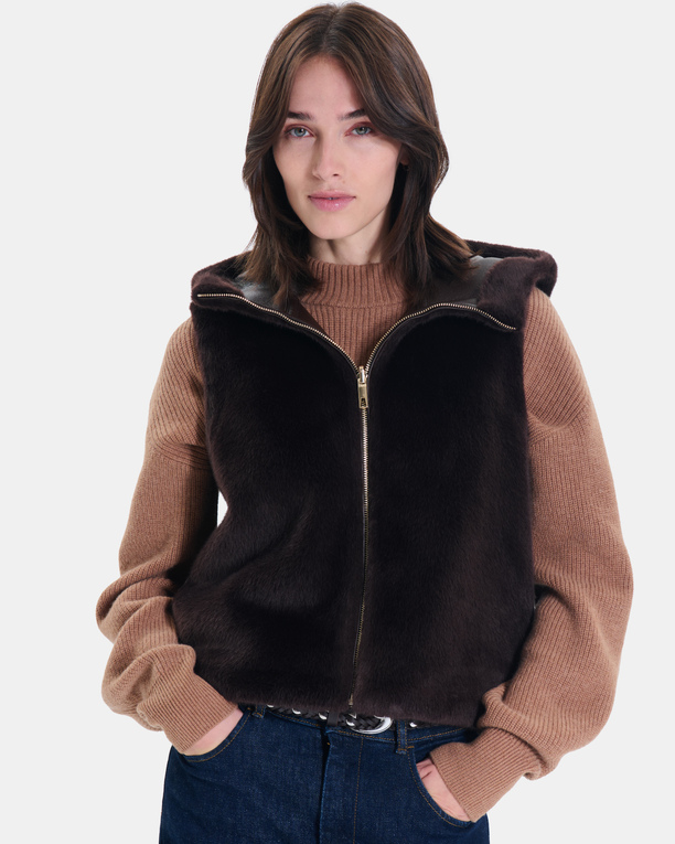 Gentab vest Reversible chocolate vest ZAPA