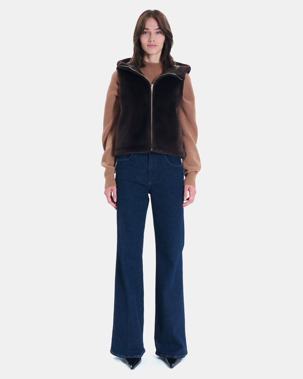 Gentab vest Reversible chocolate vest ZAPA