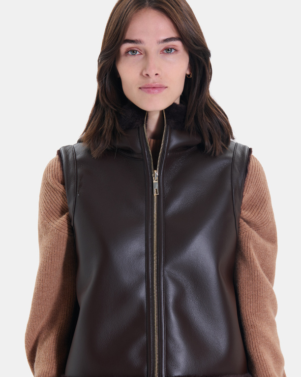 Gentab vest Reversible chocolate vest ZAPA