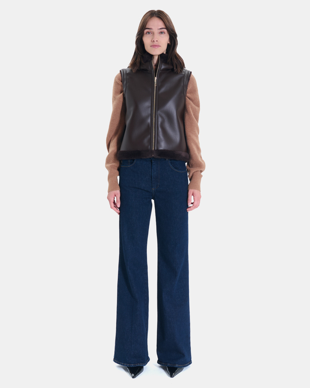 Gentab vest Reversible chocolate vest ZAPA