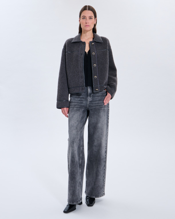 Moby Jacket Moby Jacket Medium Gray China ZAPA