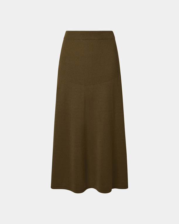 Justine Skirt Justine Skirt Olive ZAPA