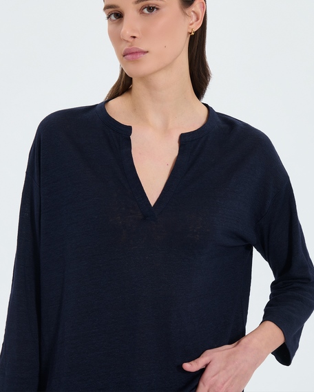 Top jersey tilleul nighttime 3/4 sleeve top zapa