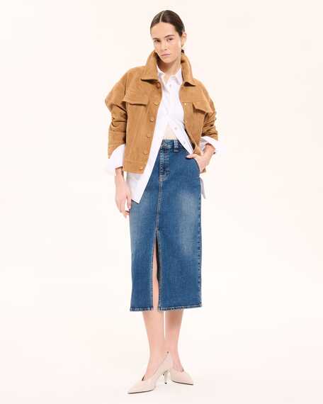 Monge coat beige suede coat zapa
