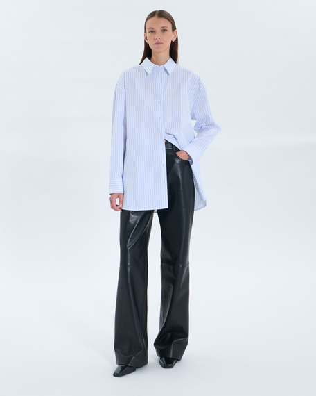 Clarisse shirt clarisse shirt sky blue zapa