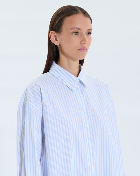 Clarisse shirt clarisse shirt sky blue zapa