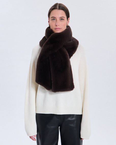 Eliane scarf eliane scarf chocolate zapa