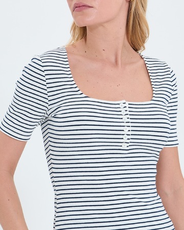 Top Toyan Striped fitted top ZAPA