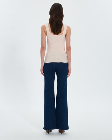 Top Torride Khaki knitted tank top ZAPA