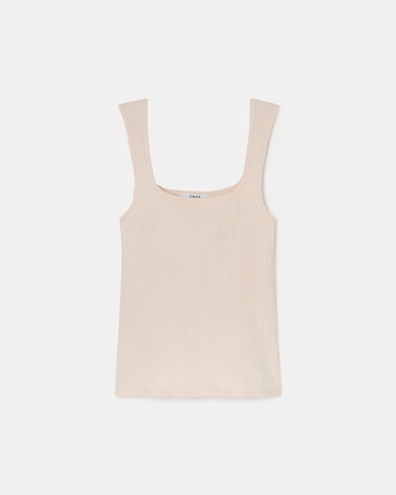 Top Torride Khaki knitted tank top ZAPA