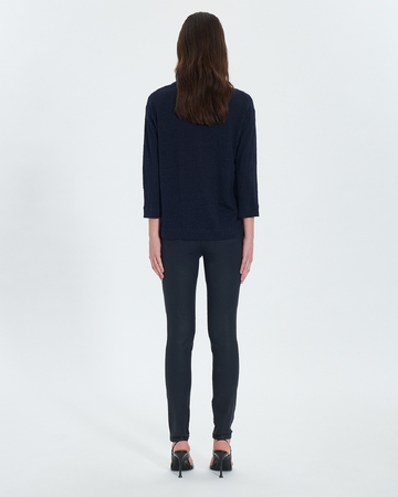 Top Jersey Tilleul Nighttime 3/4 sleeve top ZAPA