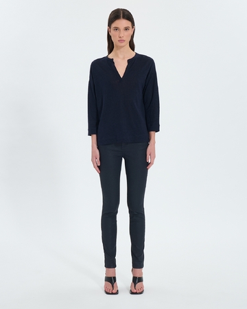 Top Jersey Tilleul Nighttime 3/4 sleeve top ZAPA