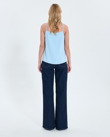 Top Tobera Sky blue tank top ZAPA