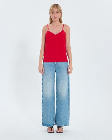 Top Tobera Red tank top ZAPA